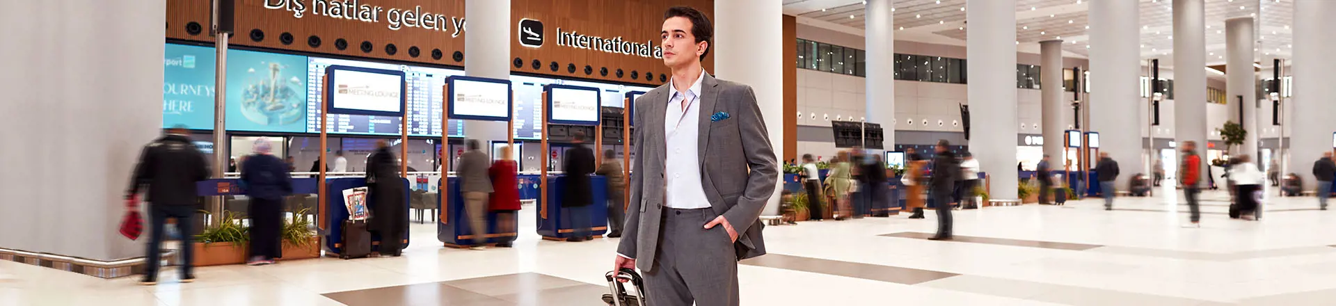 a passenger arrived at new istanbul airport