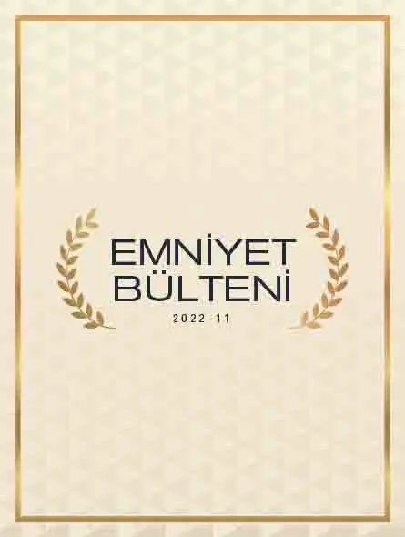 Emniyet Bülteni 2022 – 11
