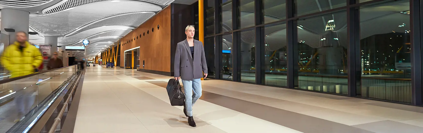 iGA Istanbul Airport Domestic to International Transfer Passenger